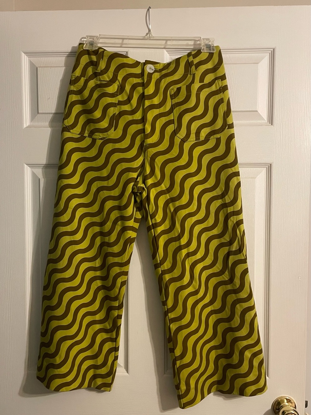 Anthropologie Colette wavy-baby pants